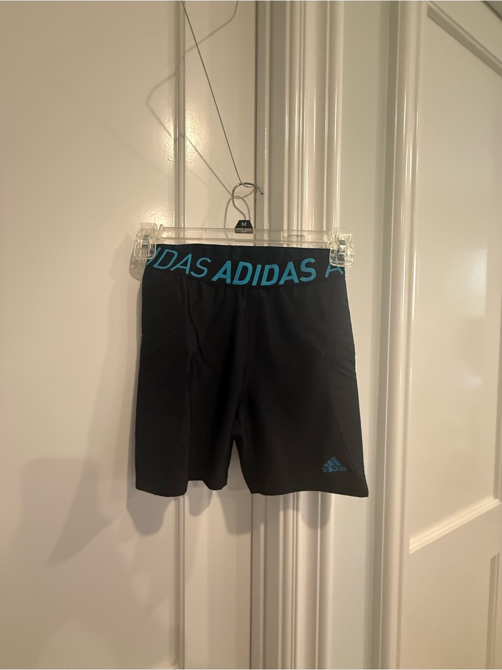adidas Black girls softball sliding spandex shorts